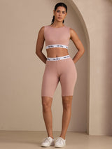 [Pinkki] SilkSilky-FI Sleeveless Crew Neck Women's Outfit Sets 006
