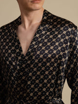 [Musta Ketju] SilkSilky-FI Long Sleeve Miesten Aamutakki 004