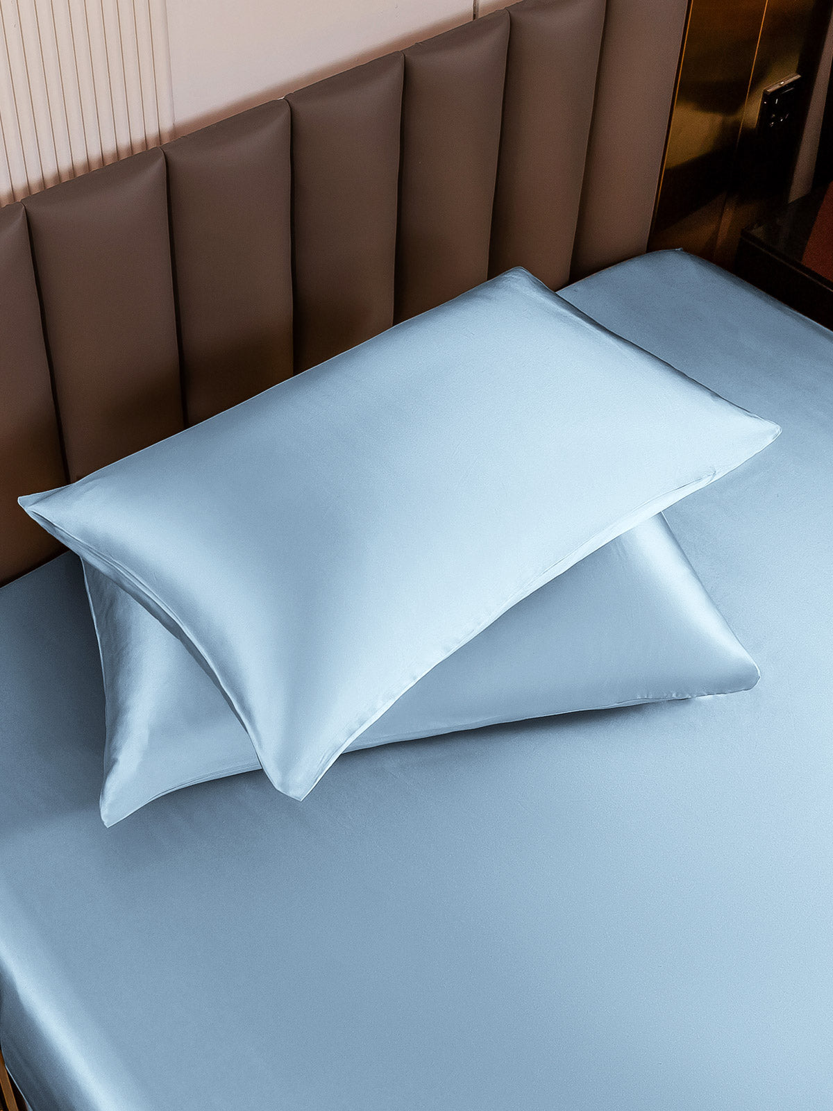 [Vaaleansininen] SilkSilky-FI 19Momme Pillowcase 004