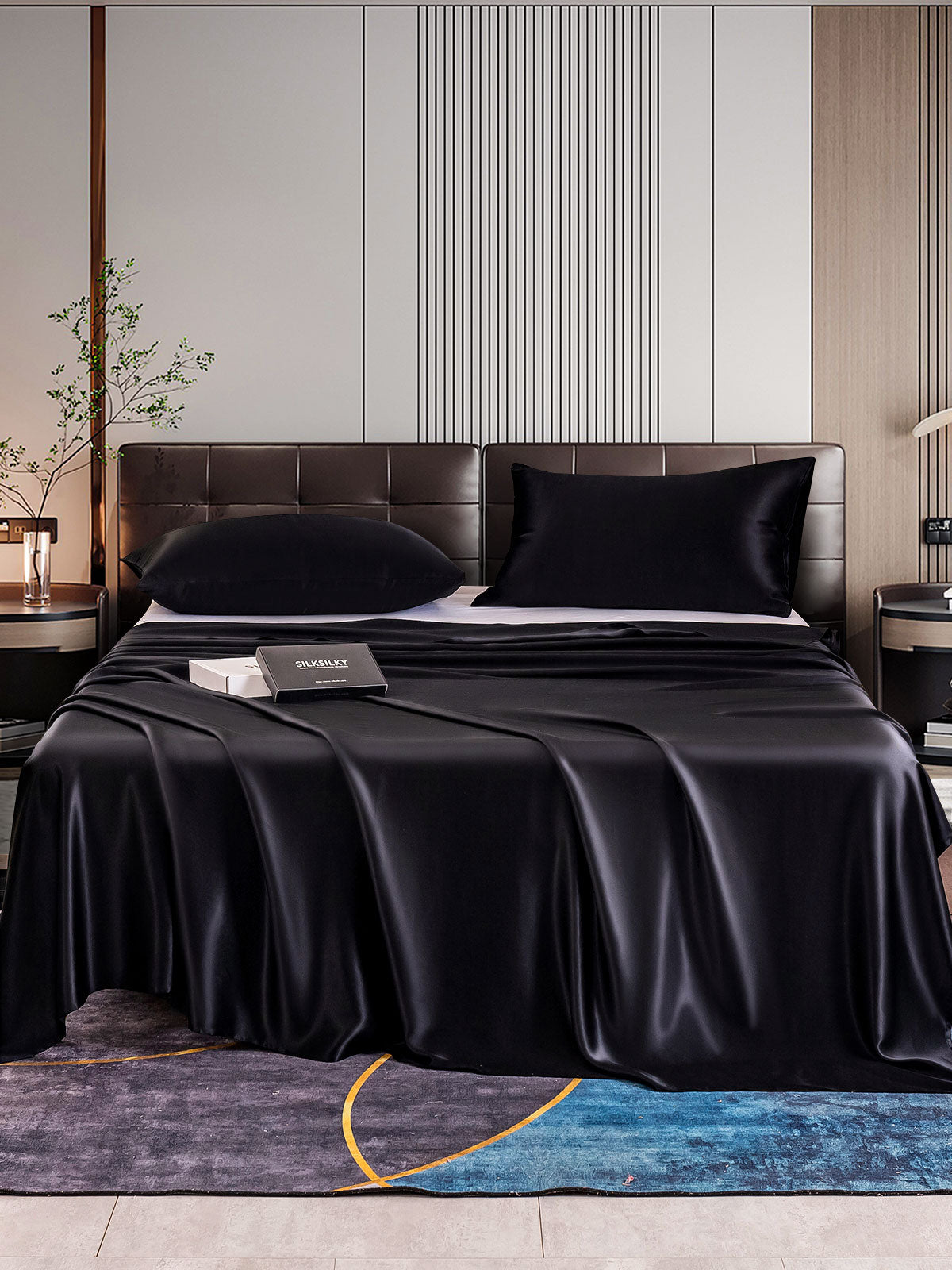 [Musta] SilkSilky-FI 22Momme Bedding Set 001