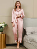 SilkSilky-FI Womens Pajamas Pinkki 001