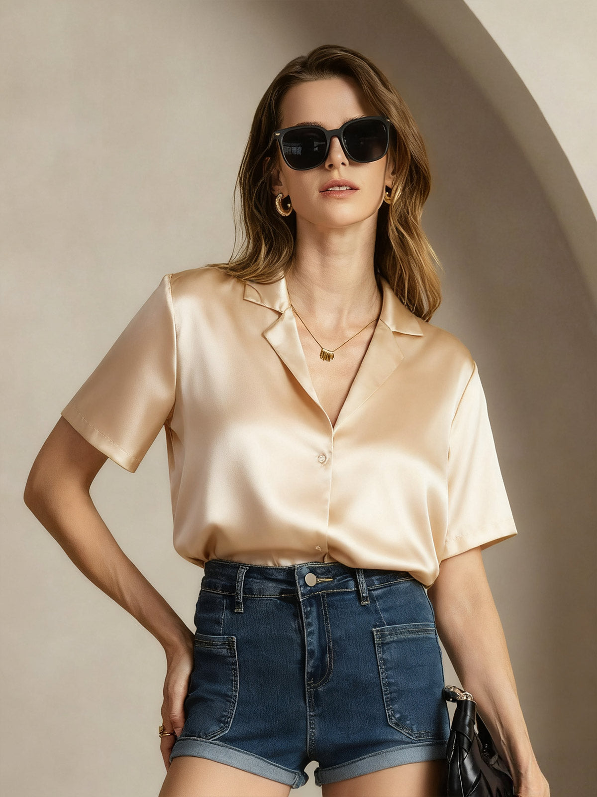 [Samppanja] SilkSilky-FI 19Momme Womens Shirt 005