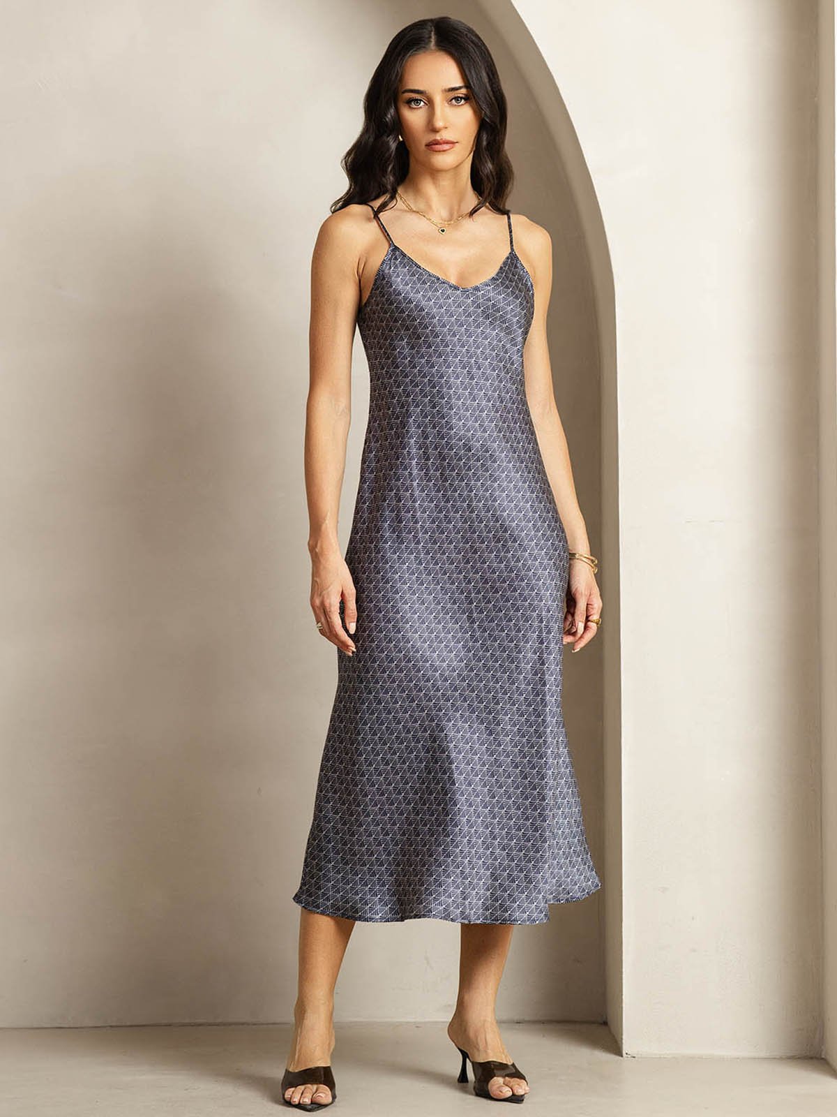 [LaivastoGinkgo] SilkSilky-FI 19Momme Dress 001