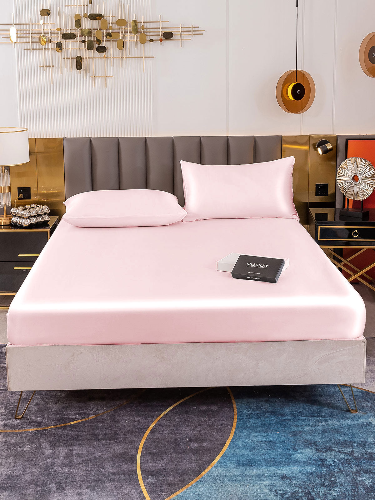 [Pinkki] SilkSilky-FI 19Momme Bedding Set 002