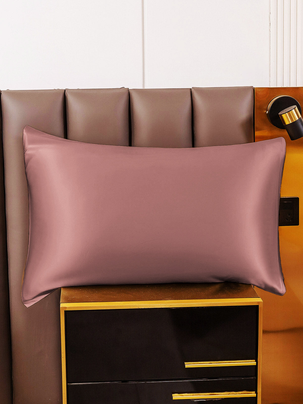 [Vaalean Mauve] SilkSilky-FI 22Momme Pillowcase 004