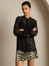[Musta] SilkSilky-FI Womens Shirt 006