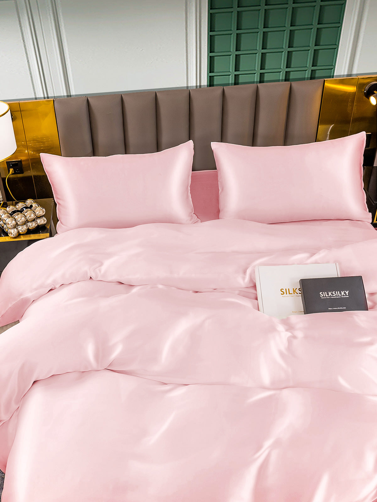 [Pinkki] SilkSilky-FI 25Momme Bedding Set 004