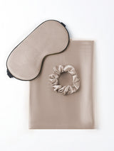 [Khaki] SilkSilky-FI 19Momme Pure Silk Pillowcase Set 001