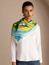 [Sininen Sitruuna] SilkSilky-FI Scarf 003