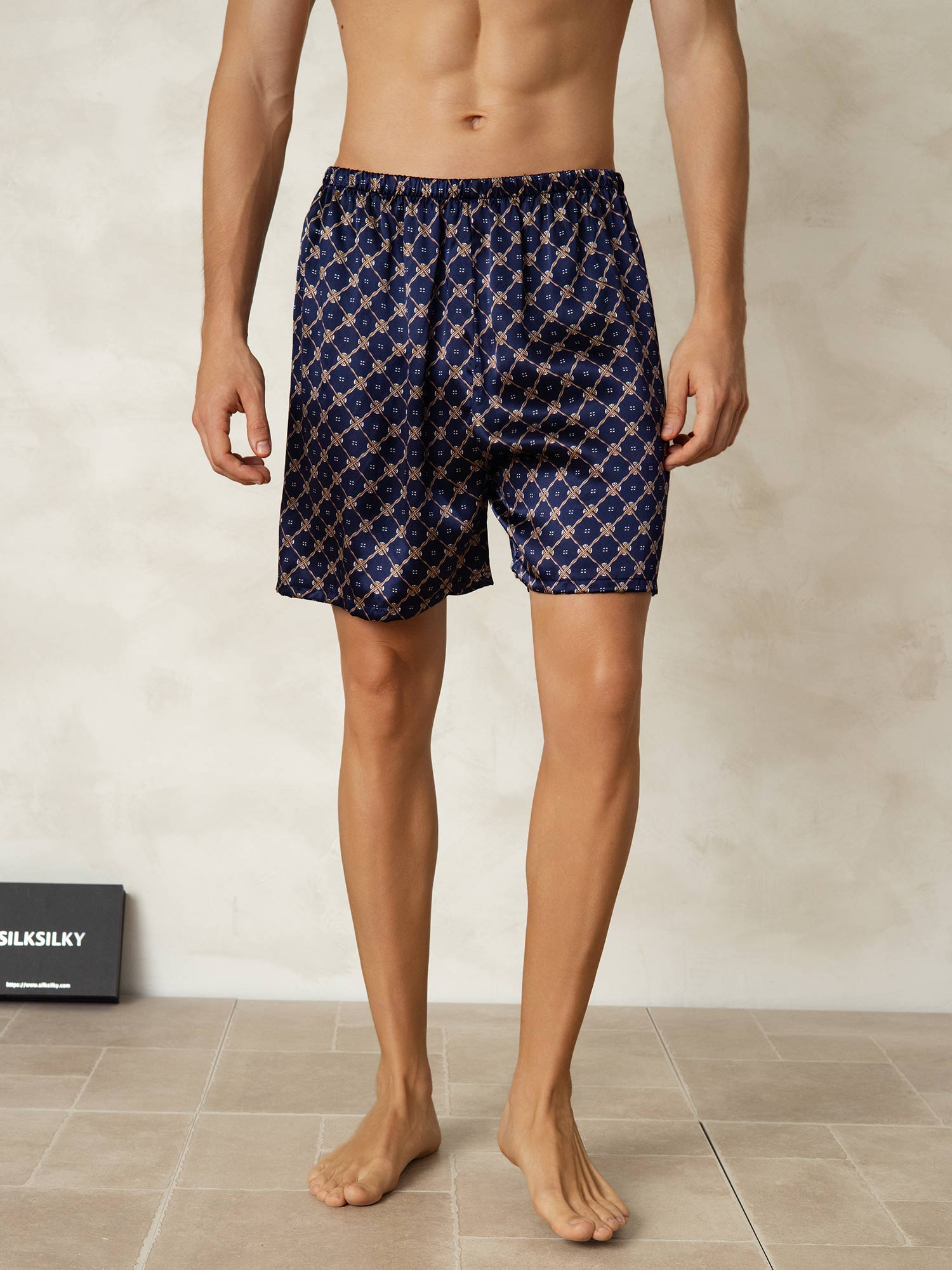 [Laivasto Ketju] SilkSilky-FI Mens Sleep Bottoms 005