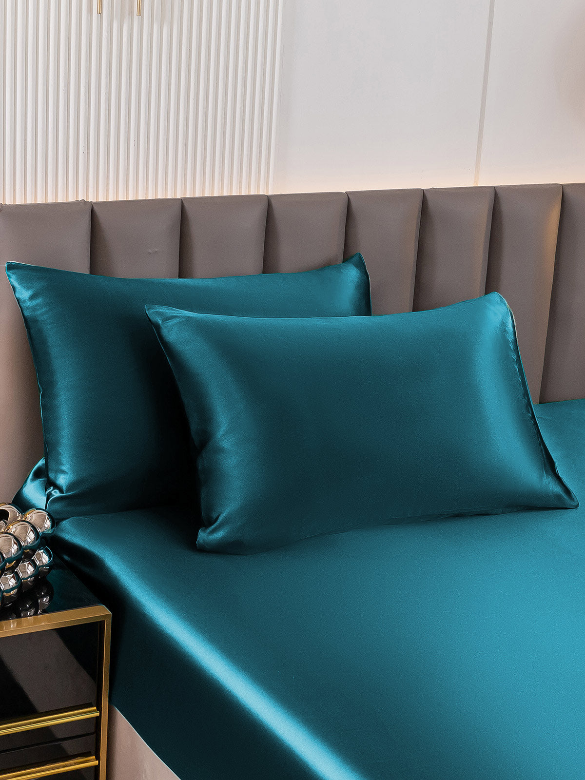 [Sinivihreä] SilkSilky-FI 22Momme Pillowcase 002