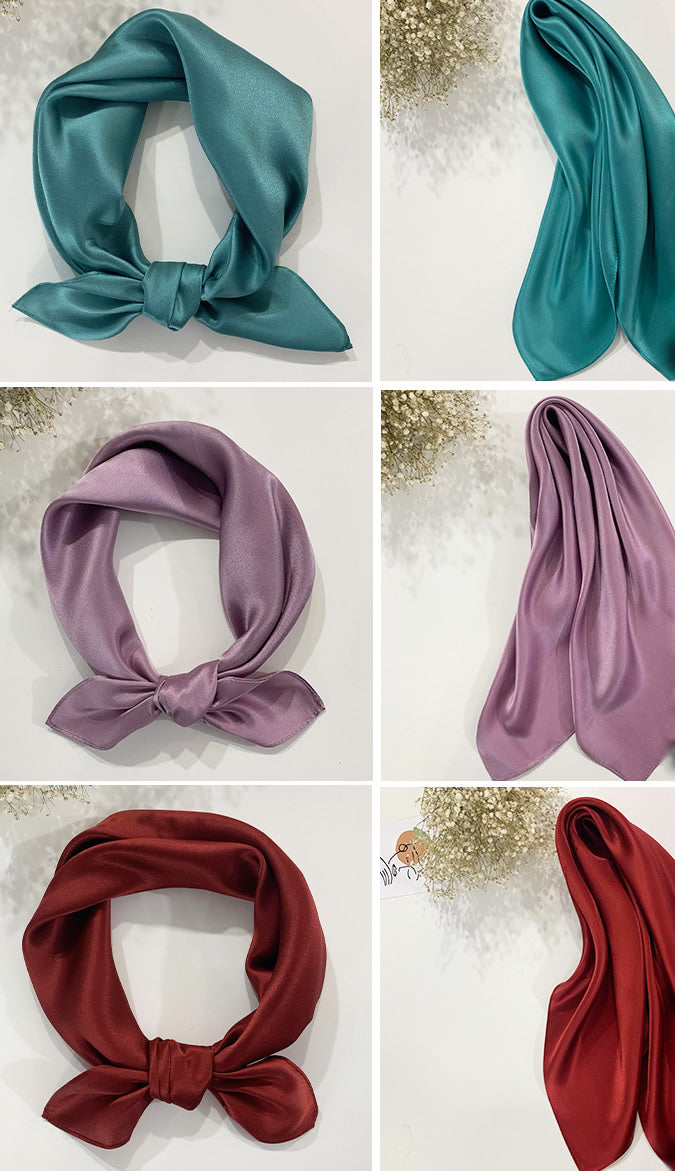 [Norsunluu] SilkSilky-FI Pure Silk Scarf 005