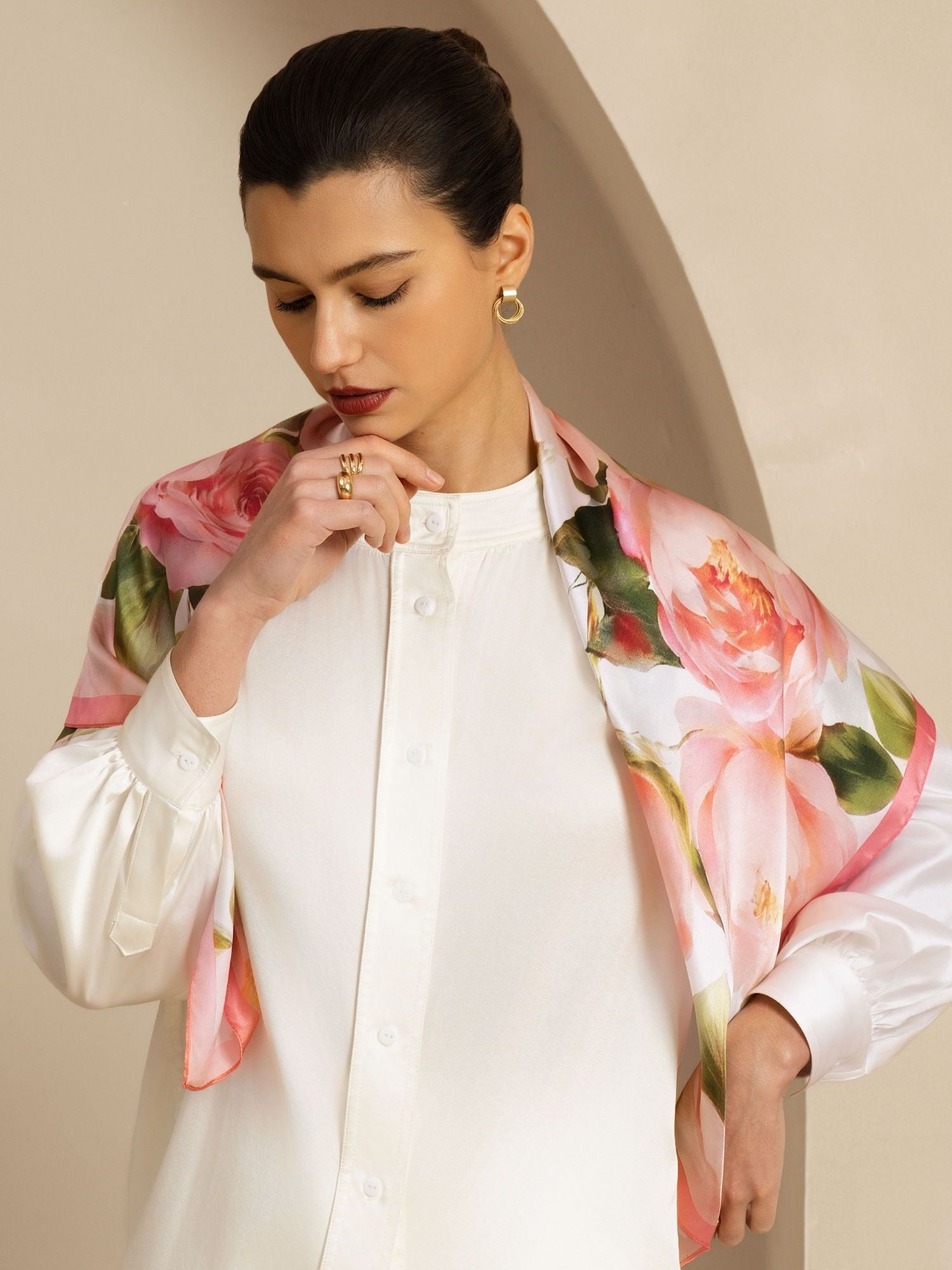 [P108] SilkSilky-FI Pure Silk Scarf 004