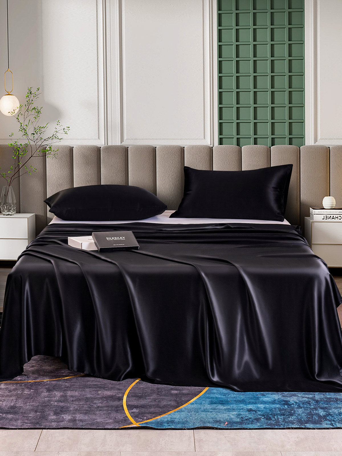 [Musta] SilkSilky-FI 25Momme Bedding Set 001