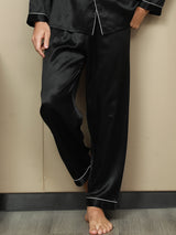 [Musta] SilkSilky-FI Mens Sleep Bottoms 001,