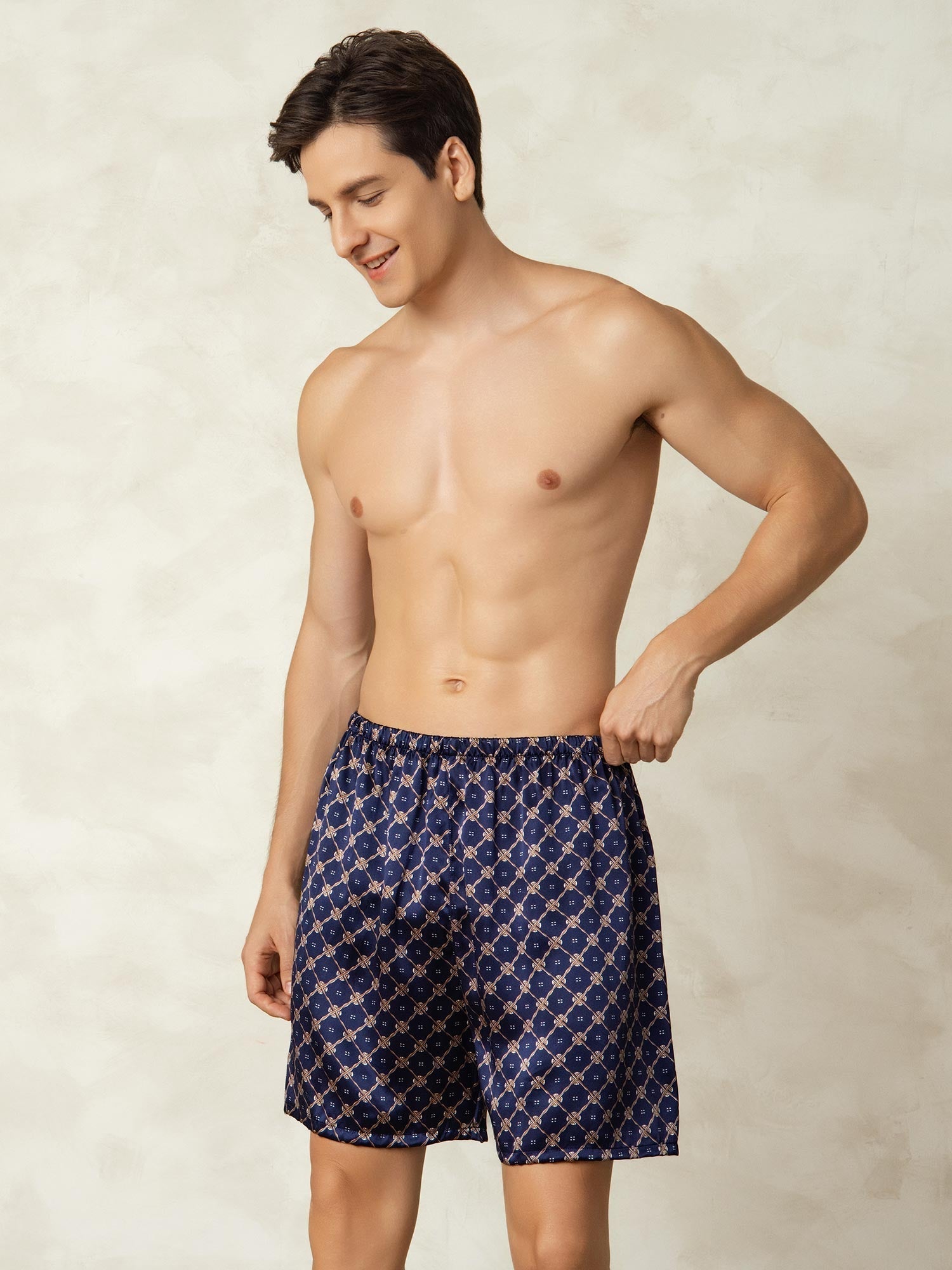 [Laivasto Ketju] SilkSilky-FI Mens Sleep Bottoms 007