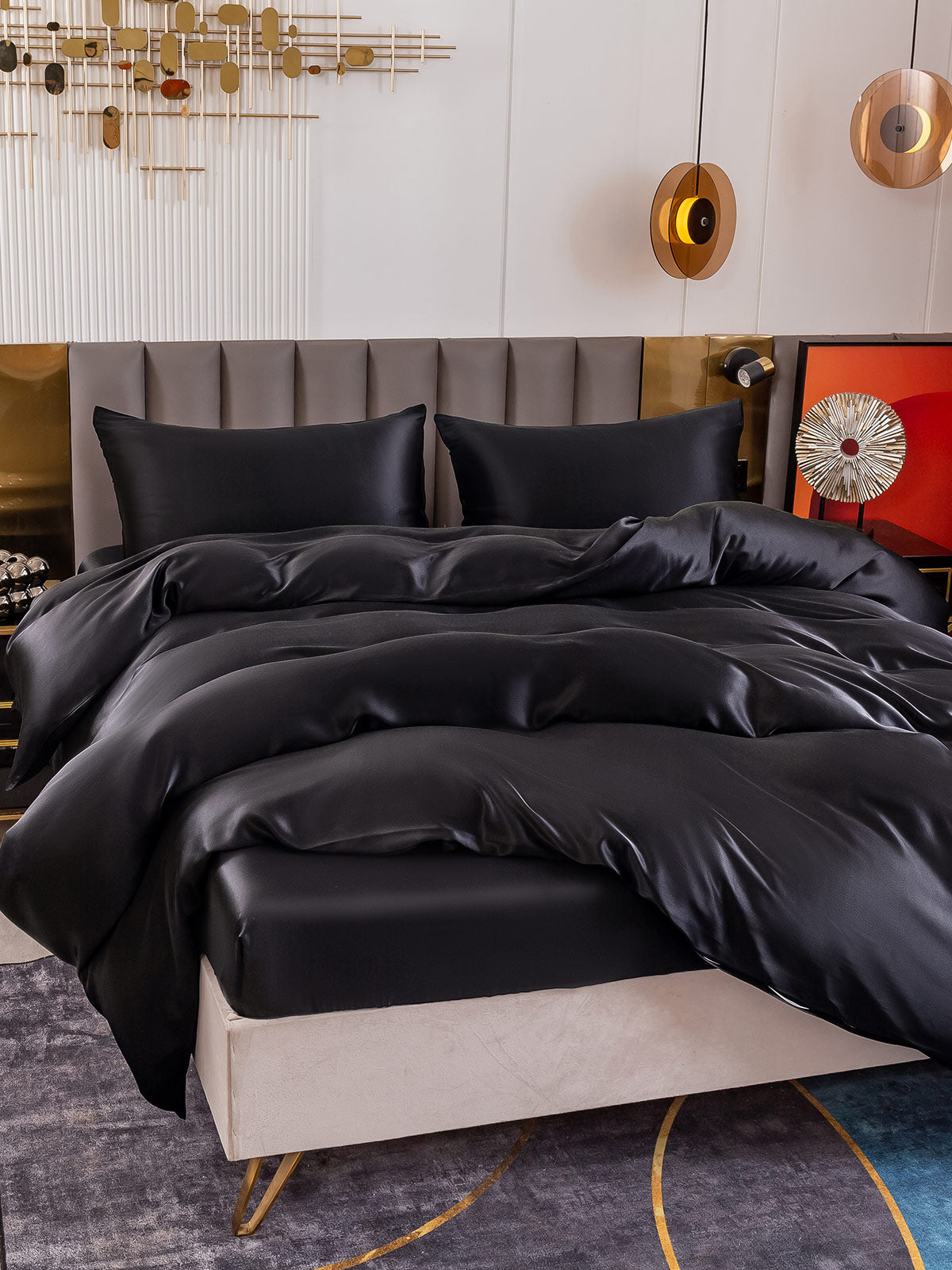[Musta] SilkSilky-FI 19Momme Bedding Set 005