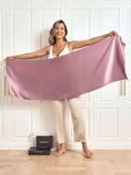 SilkSilky FI Pure Silk Scarf VaaleanMauve 002