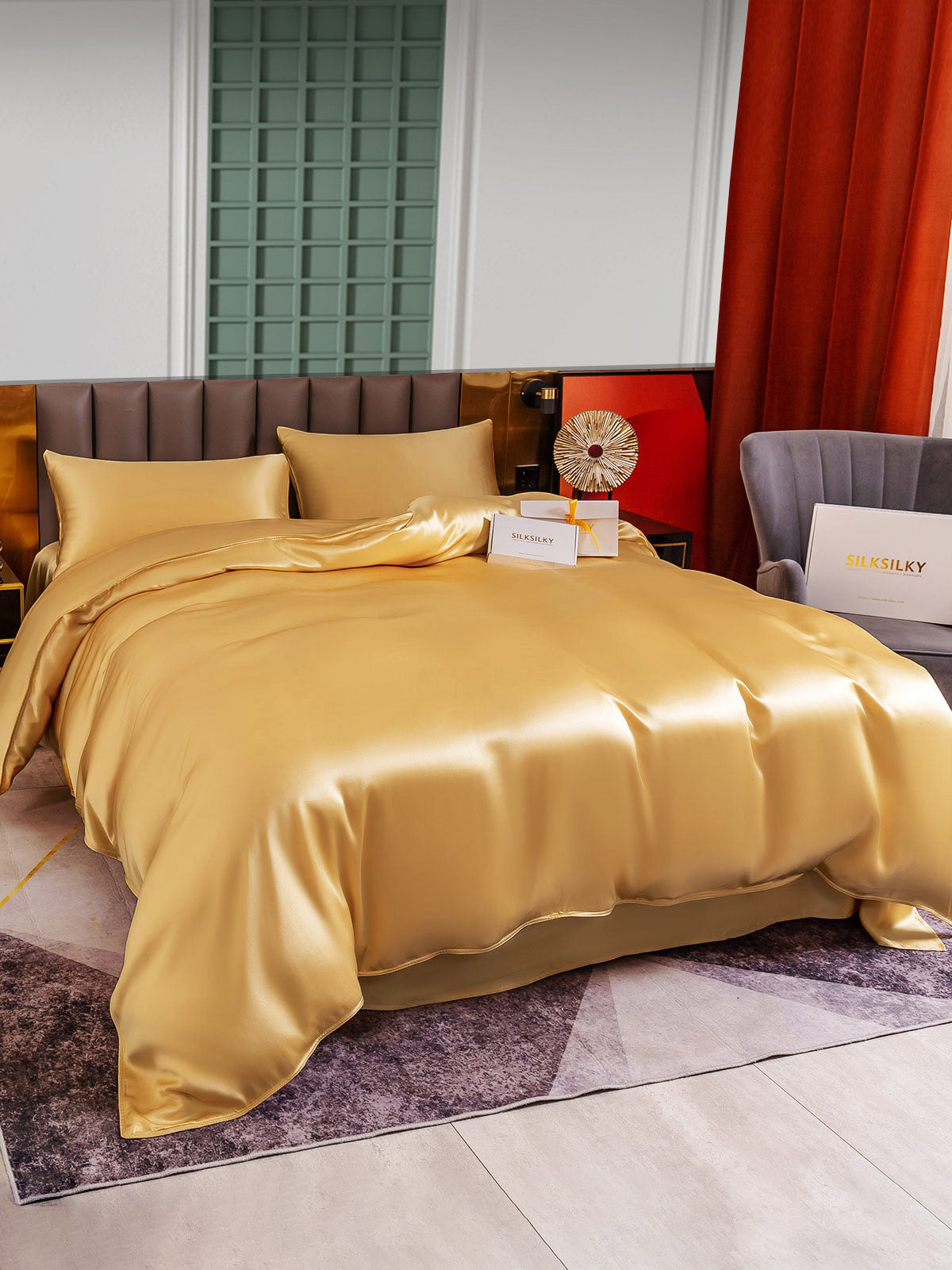 [Samppanja] SilkSilky-FI 25Momme Bedding Set 005