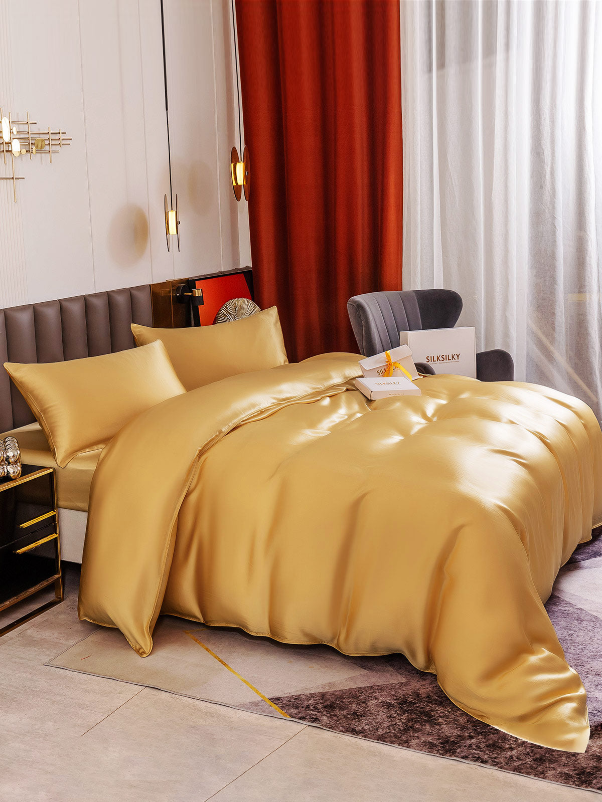 [Samppanja] SilkSilky-FI 19Momme Bedding Set 006