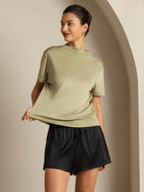 [Kuivattu Yrtti] SilkSilky-FI Short Sleeve Naisten T-paita 003