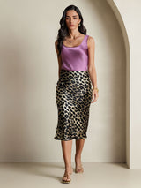 [Leopardi] SilkSilky-FI 19Momme Skirt 009,