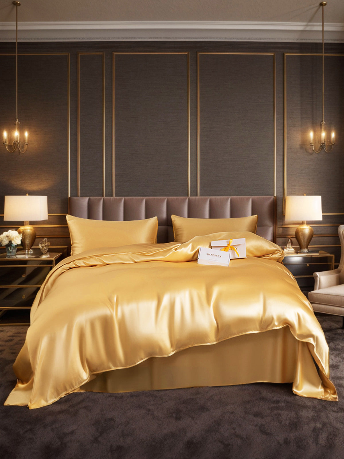 [Samppanja] SilkSilky-FI 19Momme Vuodevaatteet Setti 001