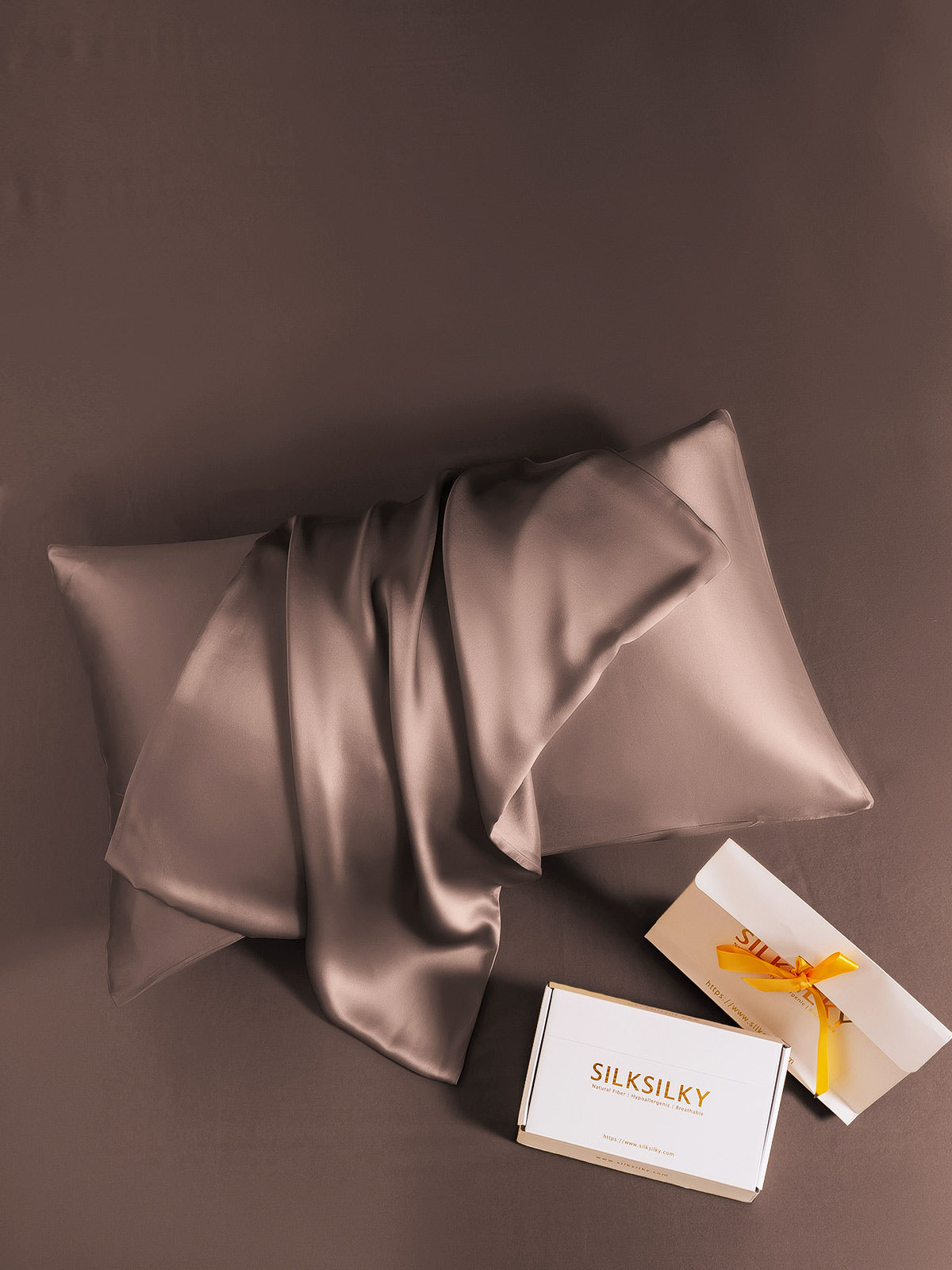 [Ruskea] SilkSilky-FI 19Momme Pillowcase 006