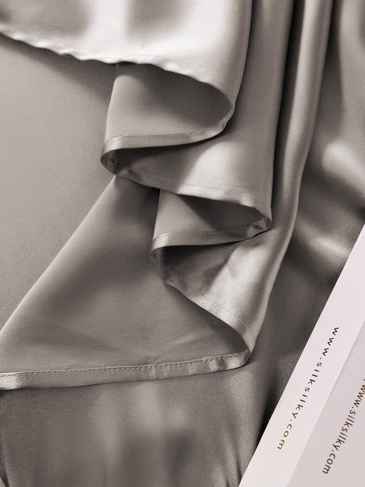 [Harmaa] SilkSilky-FI 19Momme Bedding Set 008