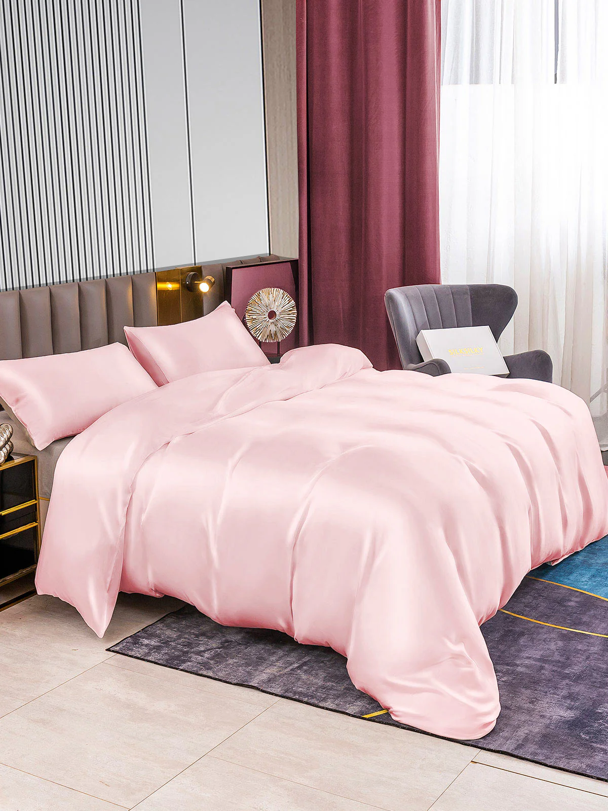 [Pinkki] SilkSilky-FI 22Momme Bedding Set 002