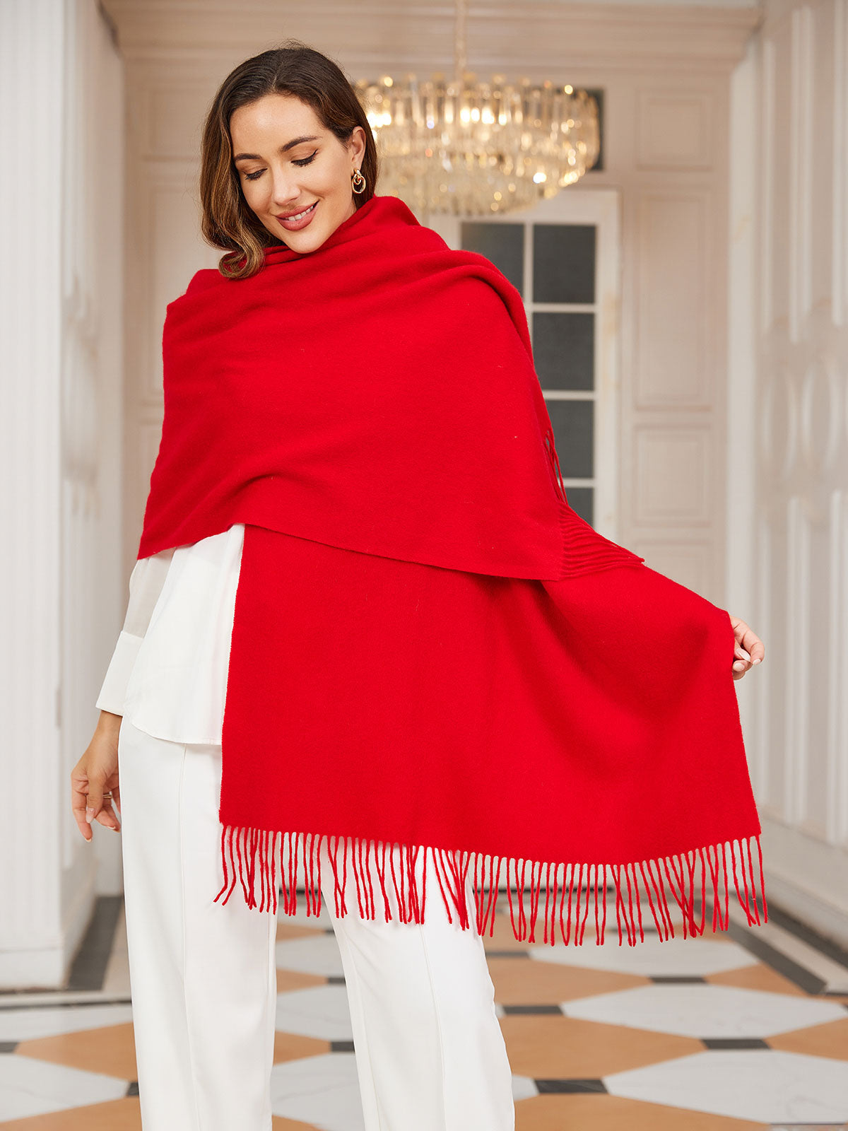 [Punainen] SilkSilky-FI Scarf 001