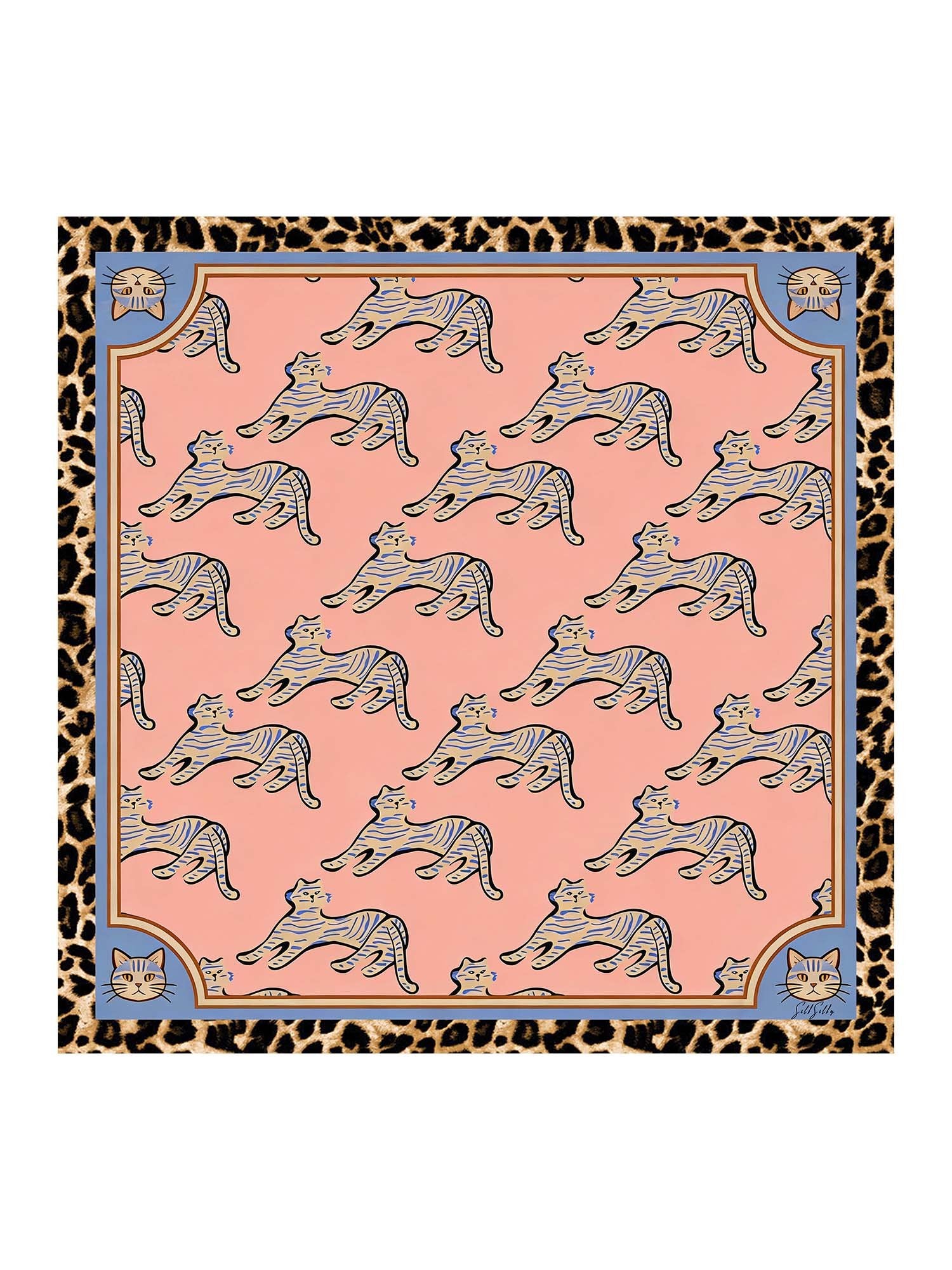[Vaaleanpunainen Kissa] SilkSilky-FI Scarf 001