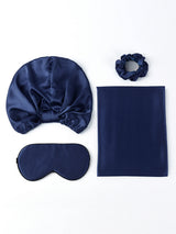 [Tummansininen] SilkSilky-FI 19Momme Pillowcase Set 001