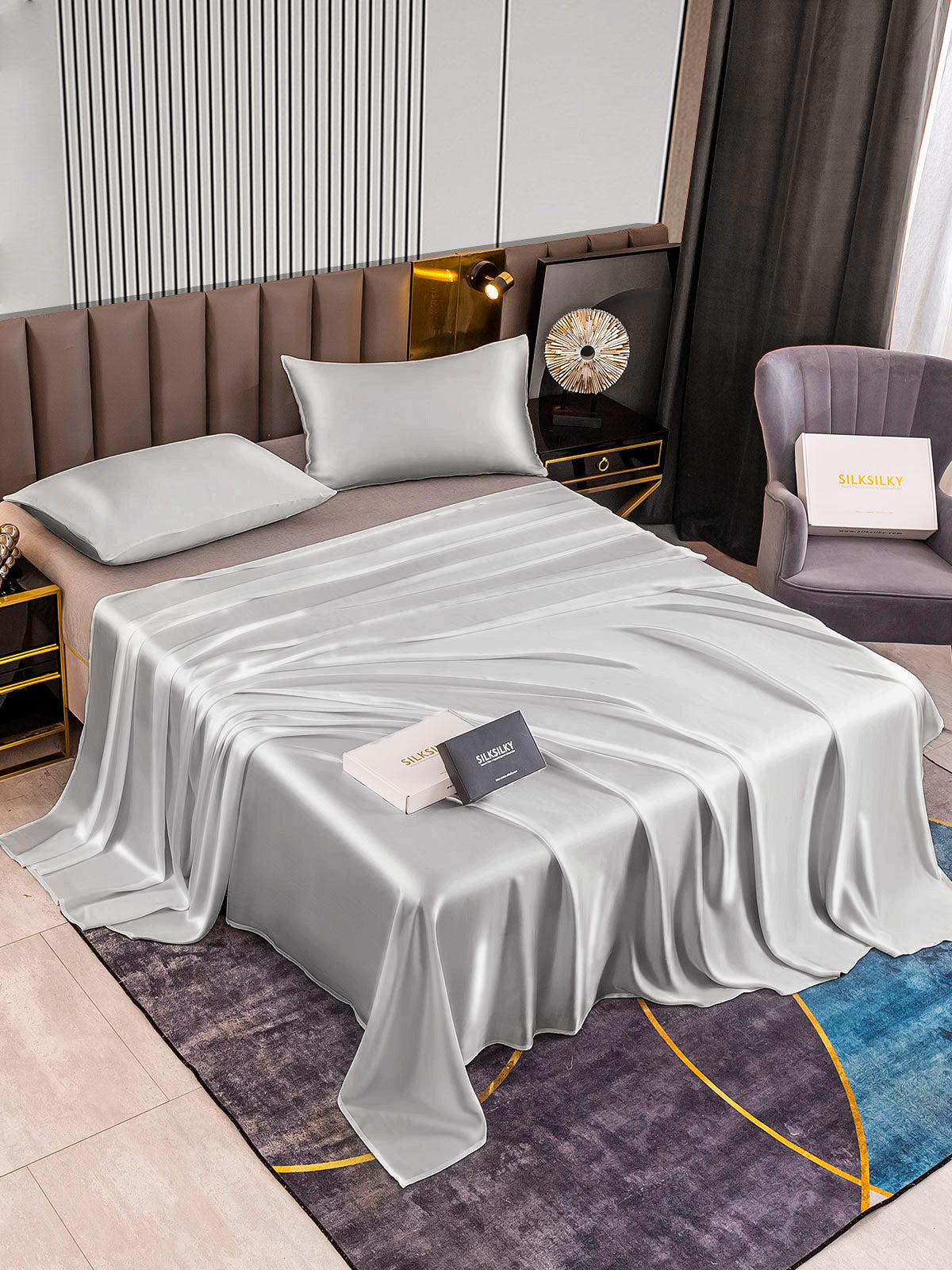 [Hopea] SilkSilky-FI 22Momme Bedding Set 002