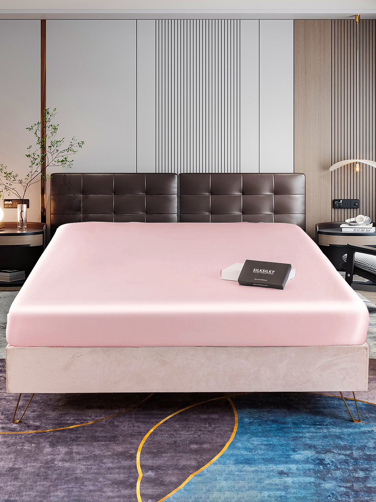 [Pinkki] SilkSilky-FI 22Momme Pure Silk Sheet 001