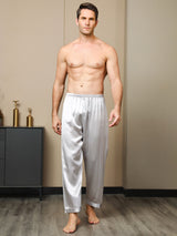 [Harmaa] SilkSilky-FI Mens Sleep Bottoms 003,