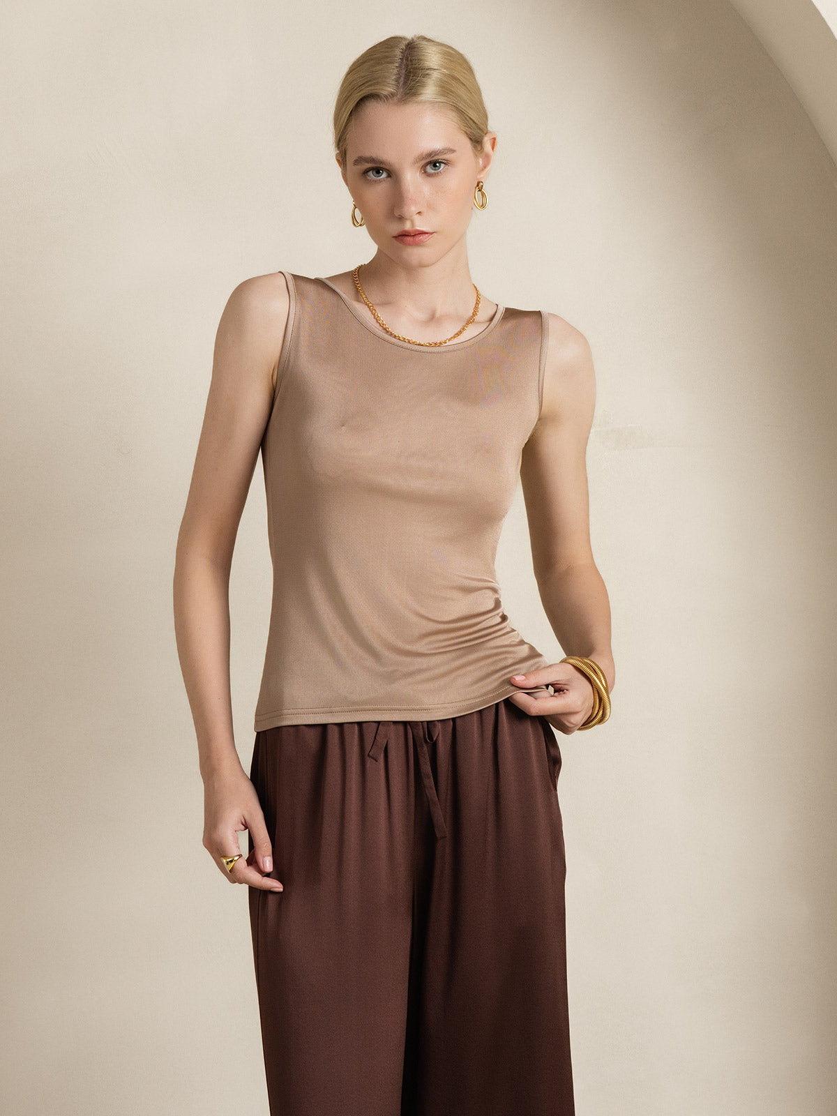 [Kahvi] SilkSilky-FI Womens T-Shirt 006