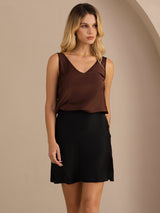 [Musta] SilkSilky-FI Skirt 003