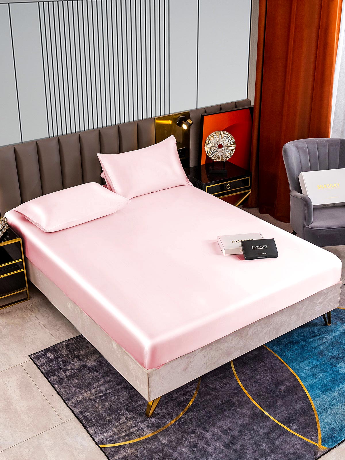 [Pinkki] SilkSilky-FI 22Momme Bedding Set 002