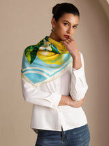 [Sininen Sitruuna] SilkSilky-FI Scarf 004