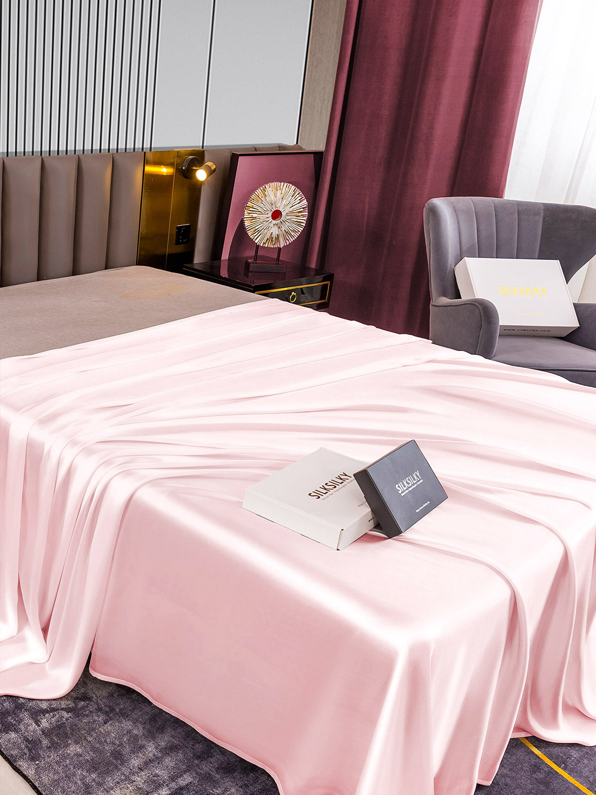 [Pinkki] SilkSilky-FI 22Momme Sheet 003