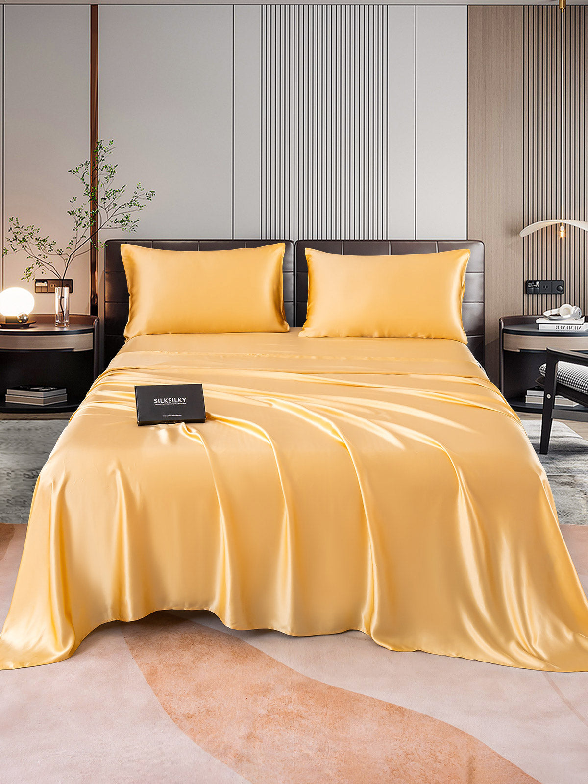 [Samppanja] SilkSilky-FI 22Momme Bedding Set 001