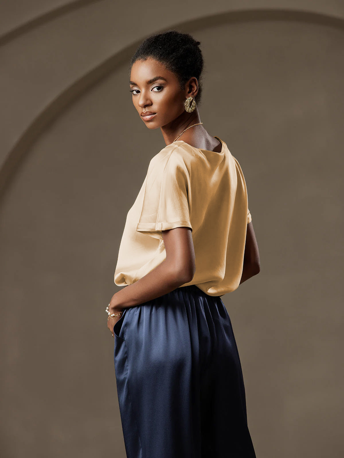 [Samppanja] SilkSilky-FI 19Momme Womens T-Shirt 004