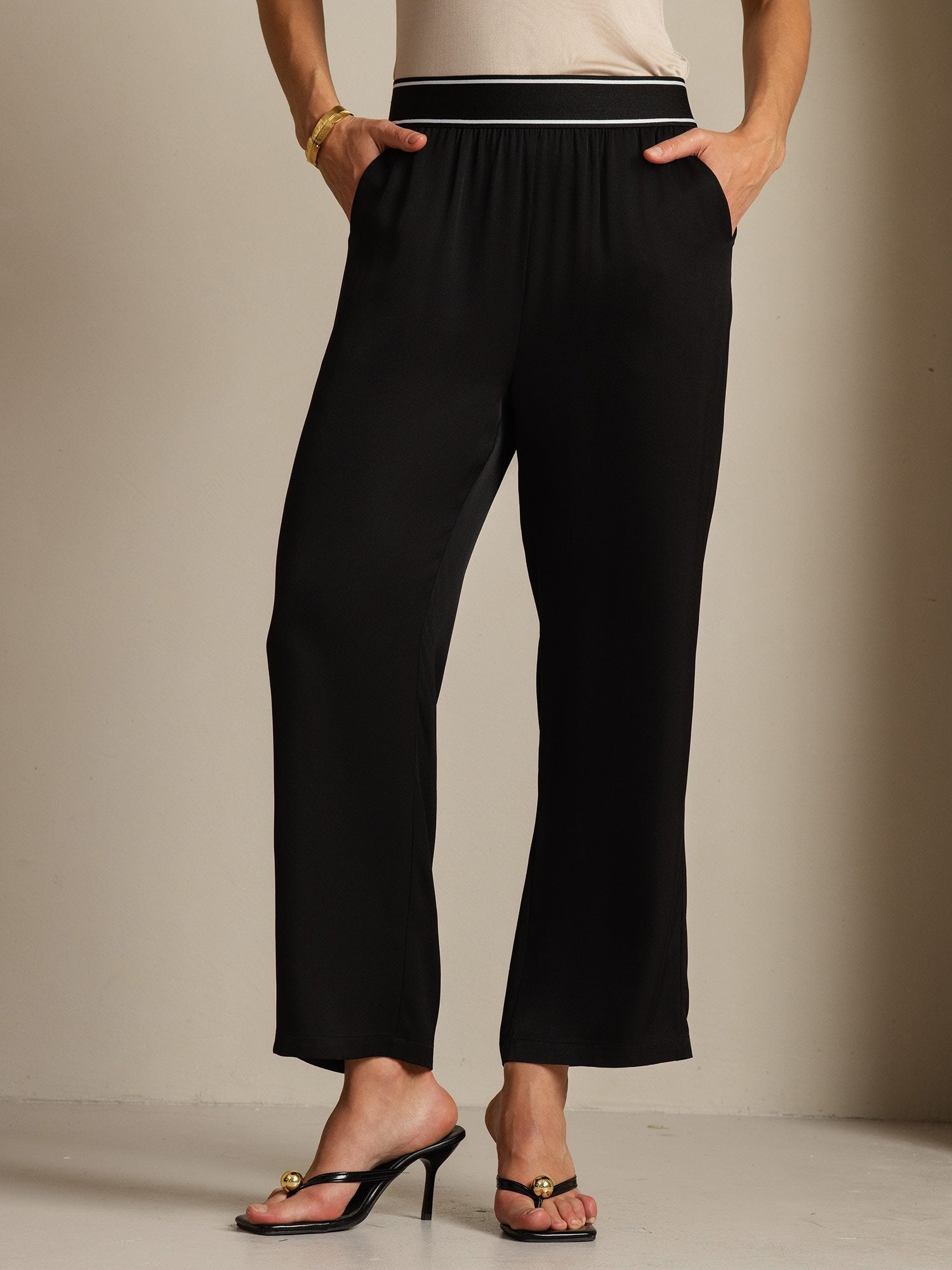 [Musta] SilkSilky-FI 22Momme Womens Pants 001