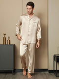 SilkSilky-FI Mens Pajamas Tan 007