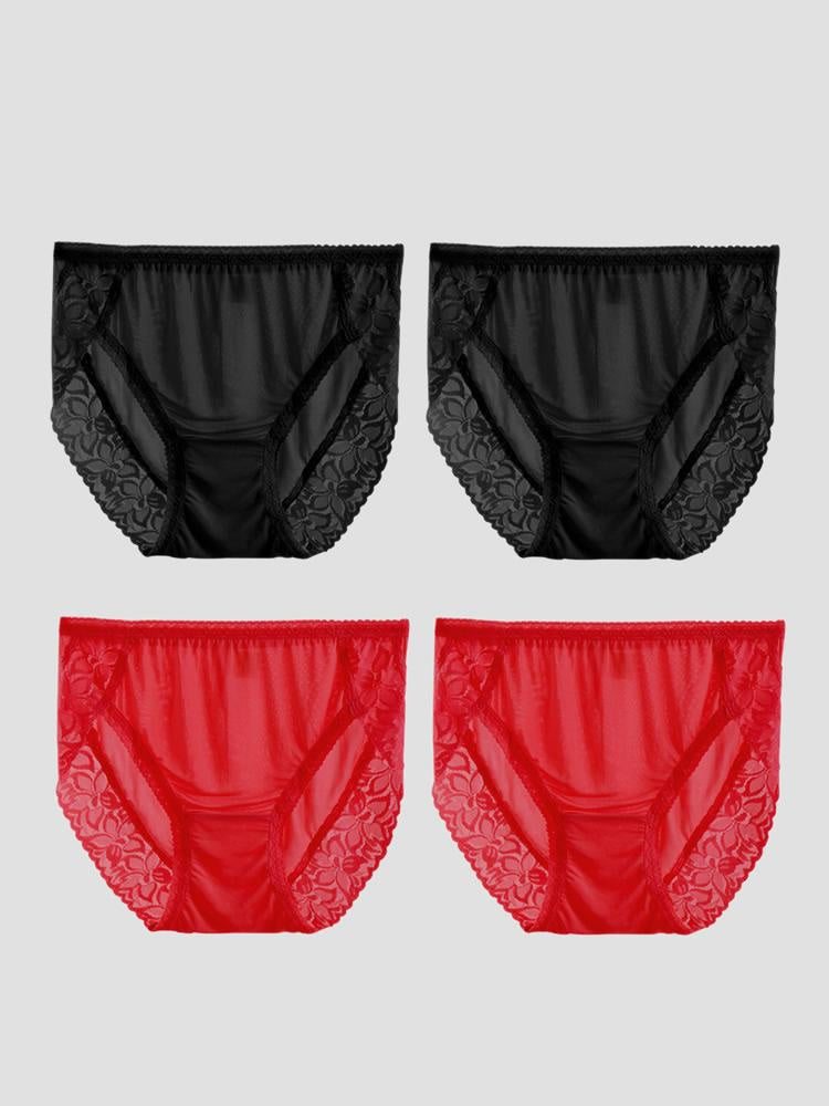 SilkSilky-FI Panty Musta+Punainen 002