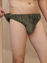[Vihreä] SilkSilky-FI Mens Underwear 004