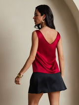 [Viini] SilkSilky-FI Sleeveless V Neck Camisole Top 002