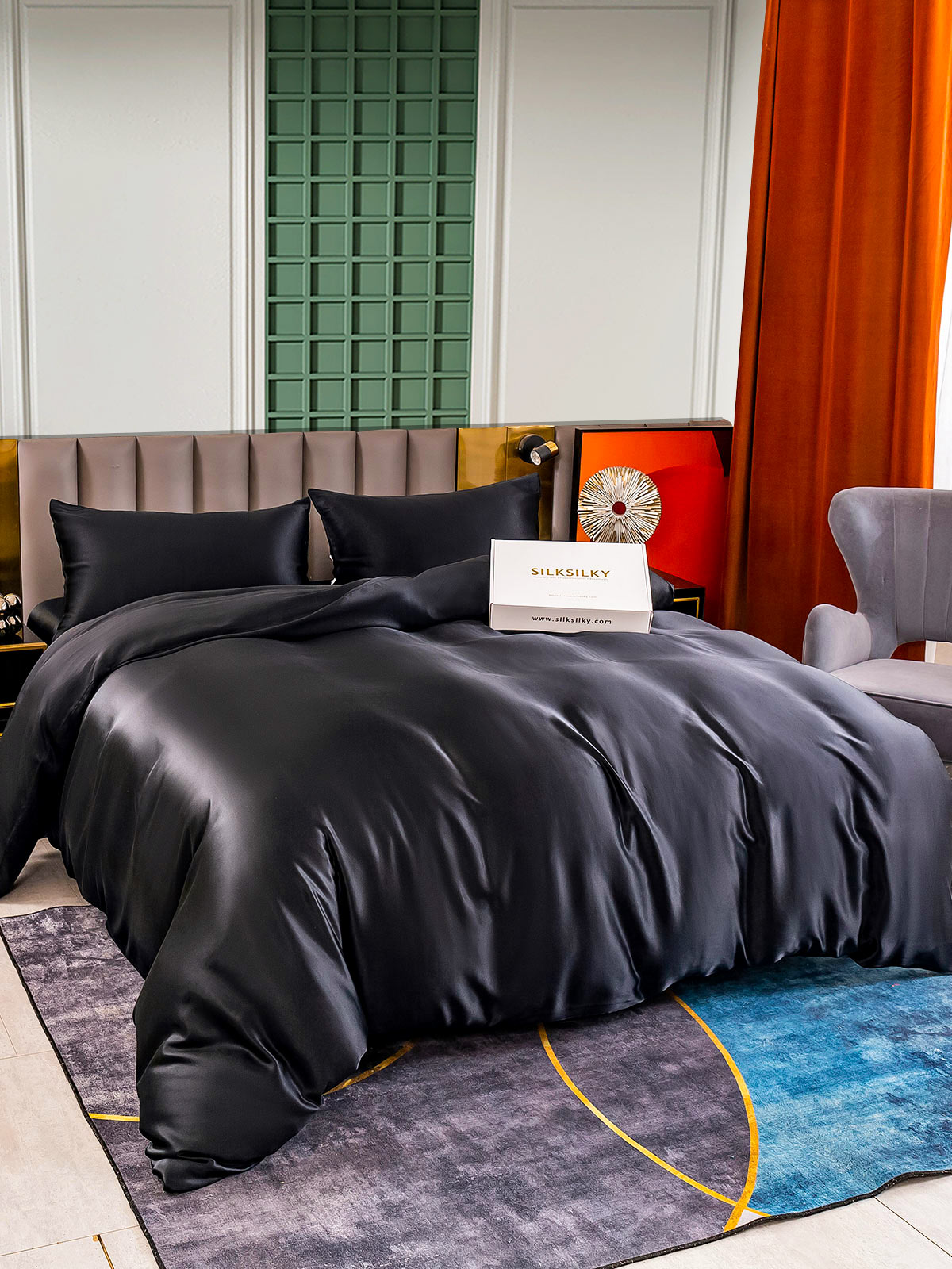 [Musta] SilkSilky-FI 25Momme Bedding Set 002