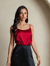 [Viini] SilkSilky-FI Spaghetti Strap Camisole Top 004